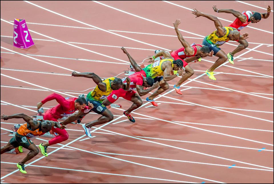 Olympic 100m Mens Final Shutterbug